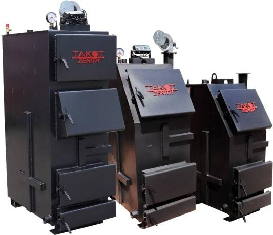 Котел твердотопливный длительного горения Zenith 30 кВт, TAKOT